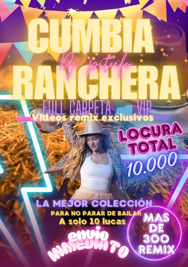 CUMBIA RANCHERA - COLECCION FULL DVJ PITUFO ACTUALIZADA HASTA 2025 -VIDEOS Y MP3
