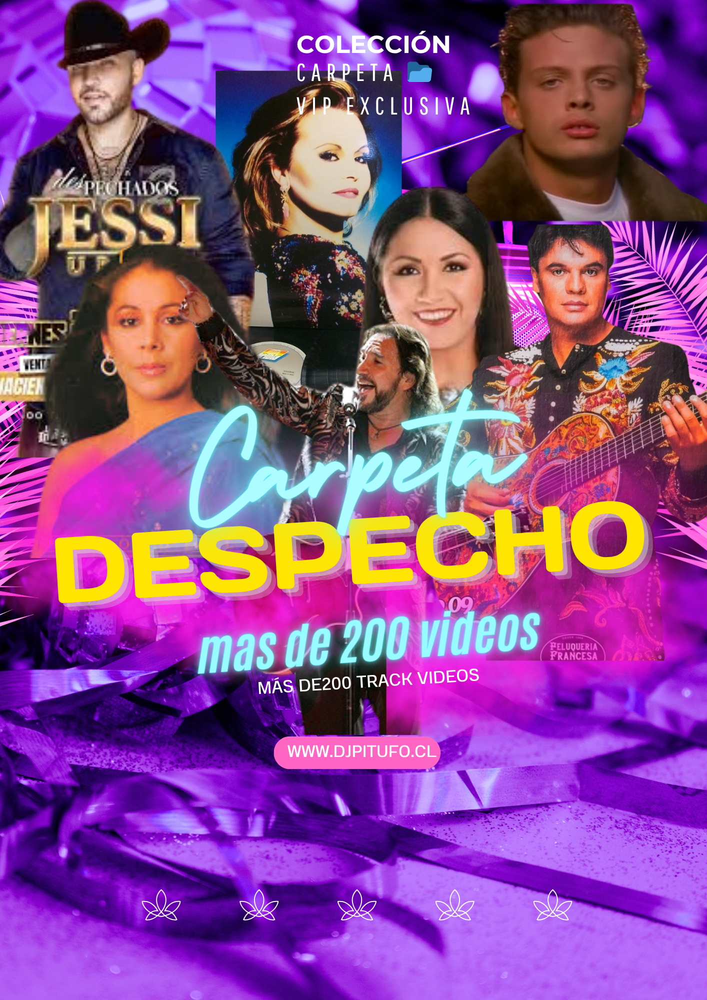 TAPA CARPETA MAS DE 200 TRACK DESPECHO