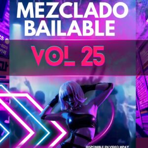 MEZCLADO BAILABLE VOL 25 FIESTA TOTAL - DVJ PITUFO - ( EXCLUSIVO )