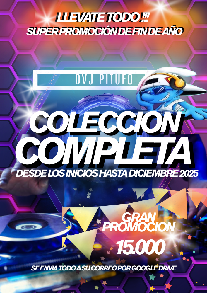 COLECCION COMPLETA - DVJ PITUFO - DESDE LOS INICIOS HASTA DICIEMBRE 2025